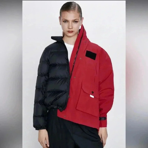 Zara Down Jacket Removal Inner Padded Insert with Recycled Feather 2 in 1 🪶 - Picture 1 of 11